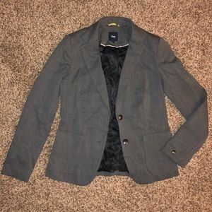 Gap academic blazer - gray with striped lining